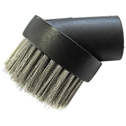 Vacuum Wire Brush Round OD 56mm . ID32mm Connection, 5pcs/box ,Steel wire bristle is great for those hard to clean spots.
