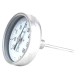 0-60C TEMPERATURE GAUGE, PIN 142MM, FEMALE THREAD CONNECTOR, STAINLESS STEEL 0-60C TEMPERATURE GAUGE, PIN 142MM, FEMALE THREAD CONNECTOR, STAINLESS STEEL
