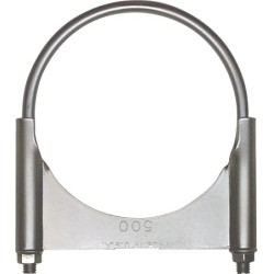 3" SUS 304 ,Heavy Duty 360° Seal Guillotine Style Muffler Clamp , 10pcs/pkt