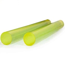 Urethane Rod, OD40mm x 500mm length,Yellownish