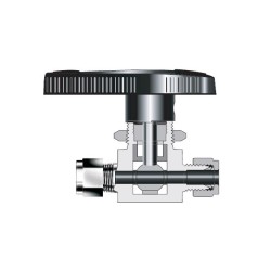 12mm OD X 12mm OD tubing Ball valve control , SS316 V82D12M Ball Valve