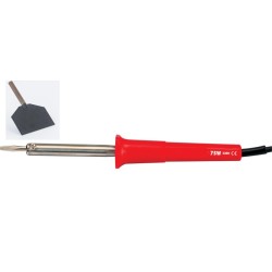 Kndy.SOLDERING IRON 75W 230V C/W 55mm Flat Welding Plate 