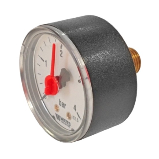 PRESSURE GAUGE 0-4.0 BAR 52mm 1/4"BACK CONNECTION , 50pcs/box 