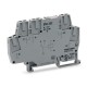 Mount Terminal Block, With Switching Relay, 5 Ways, 28 AWG, 14 AWG, 2.5 mm², Clamp, 5A,Wago