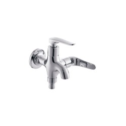 Fermo-N ,1/2" 2way Bib Tap with Screw Collar and Flange , Water Tap