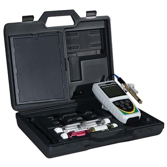 pH Meter Kit, LCD, 150 Data Sets,pH 150 Waterproof Portable Meter Kit with Calibration