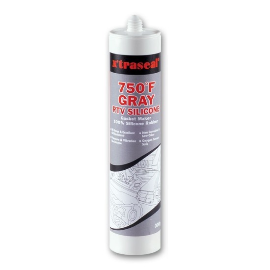 XTRASEAL 750°F GREY RTV (300GM/pc) , 24pcs/ctn