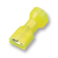 12AWG(2mm) to 10AWG WIRE(2.6mm) ,CONNECTIVITY, INSULATED CRIMP  6.35mm x 0.81mm ,100pcs/pkt,Length 24mm  