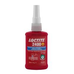 2400, 50ML, Adhesive, Acrylic, Medium Strength, Medium Viscosity, Blue, Bottle