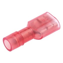 22AWG(0.6mm)X16AWG WIRE (1.3mm),CONNECTIVITY, INSULATED CRIMP 6.35mm x 0.81mm ,100pcs/pkt