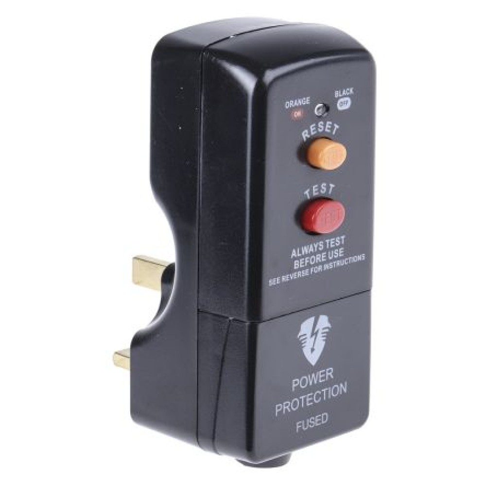3 Pin Rcd SMJ.ELCB 3 Pin Plug Only , RCD,13A,240 VAC