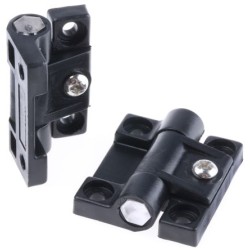 SAFETY HINGES FOR ALUMINIUM PROFILE LOAD 34KG, 2STES/BOX ,43mm x 37mm x 6mm 