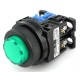 FUJI, AR22, GREEN PUSH BUTTON SET, E3, OL, LED TYPE SINGLE LAYER (2PCS)