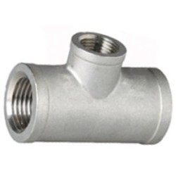 3/4' X 1/2" X 3/4" SUS Thread Tee