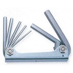 8 PCS FOLDABLE HEX KEY SET (SAE) 8 PCS FOLDABLE HEX KEY SET (SAE)