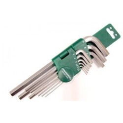 9 PCS LONG ARM HEX KEY SET (SAE) 9 PCS LONG ARM HEX KEY SET (SAE)