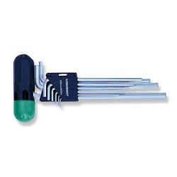 9 IN 1 9 PCS EXTRA LONG ARM HEX KEY SET W/HANDLE 9 IN 1 9 PCS EXTRA LONG ARM HEX KEY SET W/HANDLE