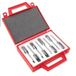 6mm, 8 PCE. INDUSTRIAL CARBIDE BURR SET CUT 9