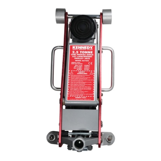 100MM-460mm, 2.5-TONNE LOW PROFILE QUICK LIFT L/W TROLLEY JACK