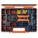 Kennedy Crimping Tool Kit for Insulated Terminals, Red Connector: 0.5 - 1.00mm², Blue Connector: 1.5 - 2.5mm², Yellow Connector: 4.0 - 6.0mm², 220mm Overall Length
