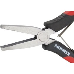 Kennedy Flat Needle Nose Pliers, Needle Nose, Carbon Steel, 130mm, ESD Kennedy Flat Needle Nose Pliers, Needle Nose, Carbon Steel, 130mm, ESD