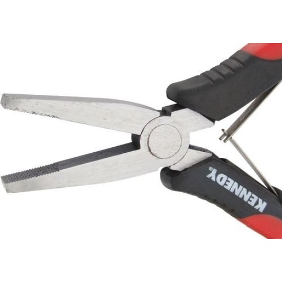 Kennedy Flat Needle Nose Pliers, Needle Nose, Carbon Steel, 130mm, ESD