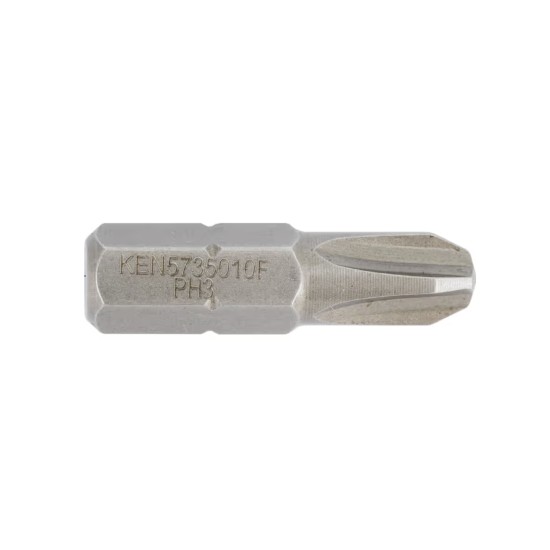 P164,Screwdriver Bit, PH3, Phillips, 1/4 in Hex X 25mm