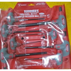 Kennedy-Pro.2.0-10.0mm T-HANDLED HEXAGON BALL DRIVER SET (8PC) Kennedy-Pro.2.0-10.0mm T-HANDLED HEXAGON BALL DRIVER SET (8PC)