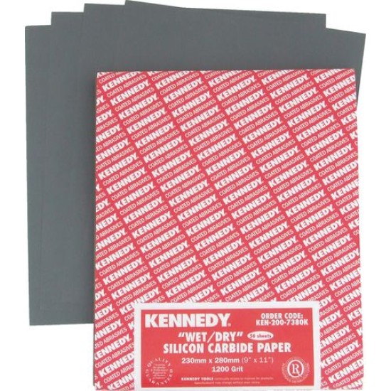 WET OR DRY SILICON CARBIDE PAPER,P220