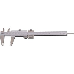 FINE ADJUSTMENT VERNIER CALIPERS,130/5MM/INCH