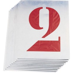 50mm (SET OF 10) STEEL STENCIL FIGURES,10-Piece Numbered Sets 0 - 9 Stencils  50mm (SET OF 10) STEEL STENCIL FIGURES,10-Piece Numbered Sets 0 - 9 Stencils