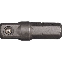1/4" HEX TO 1/4" SQ DR SOCKET ADAPTOR x 25mm 1/4" HEX TO 1/4" SQ DR SOCKET ADAPTOR x 25mm