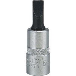 4mm SLOTTED SCREWDRIVER SOCKET BIT 1/4" SQ DR 4mm SLOTTED SCREWDRIVER SOCKET BIT 1/4" SQ DR