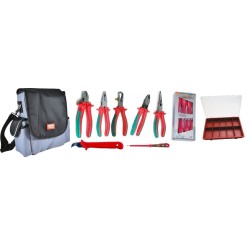 JONNESWAY INSULATED ELECTRICIAN TOOL KIT 16 PCS PER SET