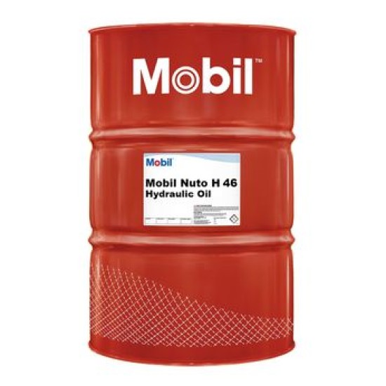 208lit ,Synthetic Hydraulic Fluid ,Mobil Nuto H 46 