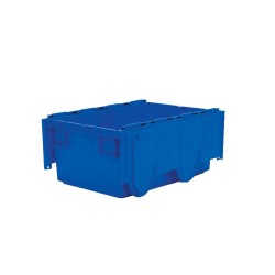 Euro Container with Lid, Blue, 600x400x265mm, 49.5L Euro Container with Lid, Blue, 600x400x265mm, 49.5L