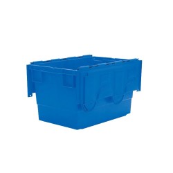 Euro Container with Lid, Blue, 600x400x335mm, 68L Euro Container with Lid, Blue, 600x400x335mm, 68L
