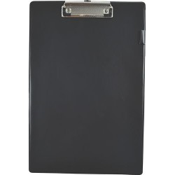 PVC CLIPBOARD - TYPE : SINGLE (BLACK) PVC CLIPBOARD - TYPE : SINGLE (BLACK)
