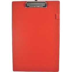 PVC CLIPBOARD - TYPE : SINGLE (RED) PVC CLIPBOARD - TYPE : SINGLE (RED)