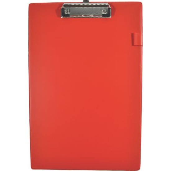 PVC CLIPBOARD - TYPE : SINGLE (RED)