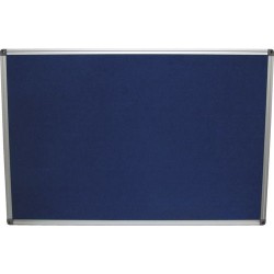 FELT NOTICE BOARDS - ALUMINIUM FRAMES, SIZE:900X600MM (BLUE) FELT NOTICE BOARDS - ALUMINIUM FRAMES, SIZE:900X600MM (BLUE)