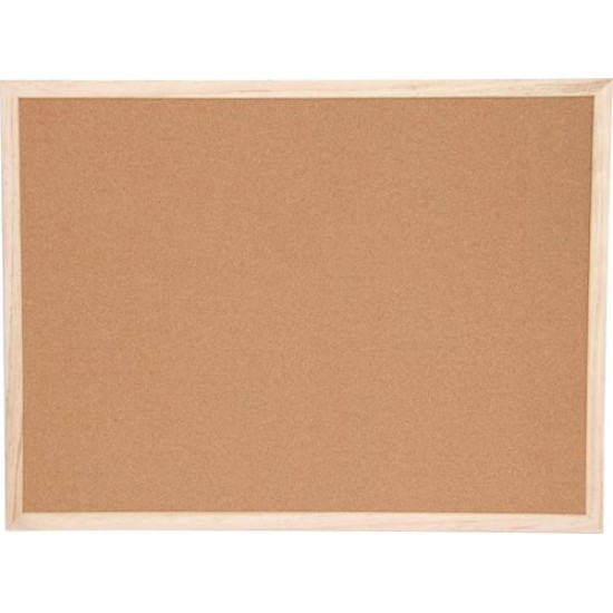 CORK NOTICE BOARDS-WOODEN TRIM, SIZE:600X450MM