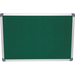 EXECUTIVE FELT COVERED NOTICE BOARDS - ALUMINIUM FRAMES,SIZE:1200X900MM (GREEN) EXECUTIVE FELT COVERED NOTICE BOARDS - ALUMINIUM FRAMES,SIZE:1200X900MM (GREEN)