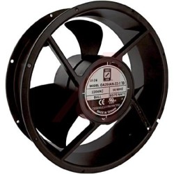 Fan; AC; 230V; 50/60Hz; 254x89mm; Round; 700CFM; 70W; 54dBA; 2600RPM; Terminals