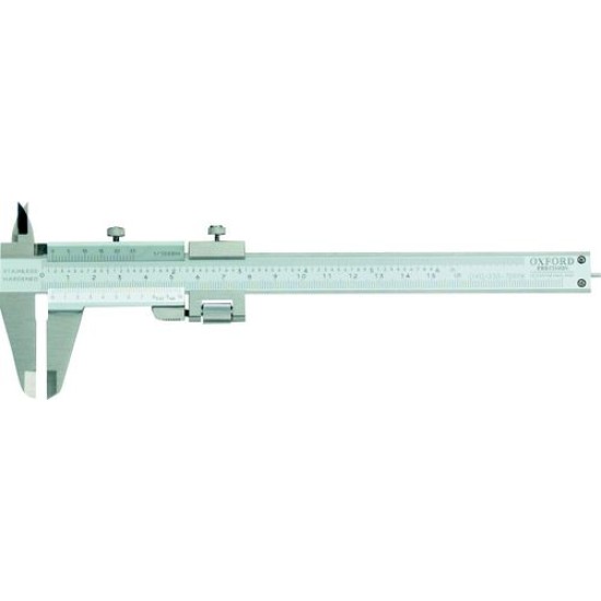 FINE ADJUSTMENT VERNIER CALIPERS,130/5"MM/INCH