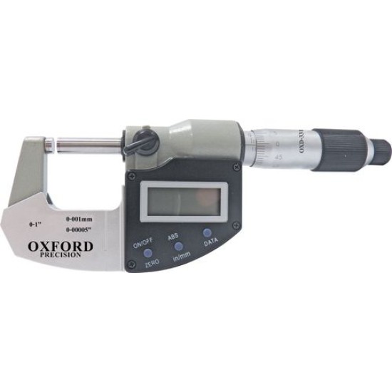 EXTERNAL DIGITAL MICROMETER,0 - 25MM/0 - 1"