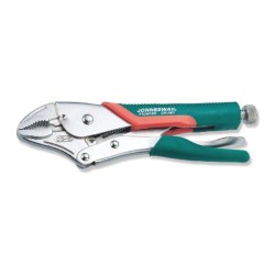 7" STRAIGHT JAW LOCKING PLIERS WITH WIRE CUTTERS