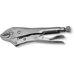 5" CURVED JAW LOCKING PLIERS WITH WIRE CUTTERS