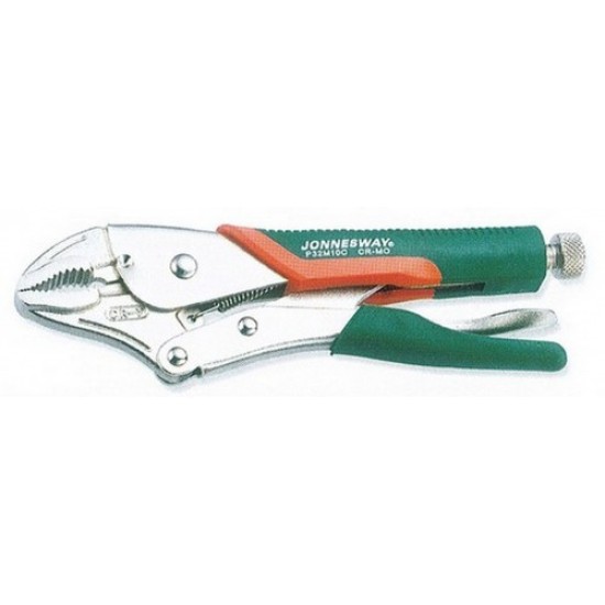 5" CURVED JAW LOCKING PLIERS WITH WIRE CUTTERS