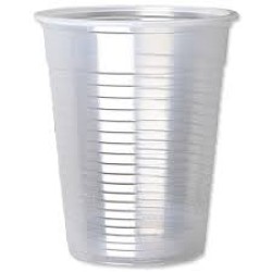 PLASTIC CUP, HEIGHT:75MM TRANSPARENT COLOUR